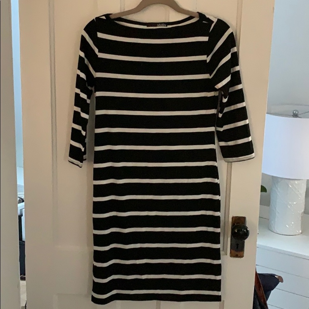 Black Striped Dress
